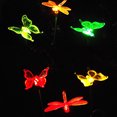 thumbnail image 3 of Luces solares de jardín que cambian pájaro libélula luces de camino con energía solar lámpara de césped de camino de paisaje al aire libre 2 uds Methold LED2004-01, 3 of 7