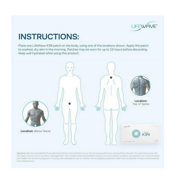 Lifewave Patch X39 - Supports Improvements of Strength and Stamina