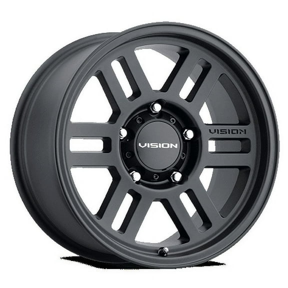 16x6.5 Vision 355 Manx 2 Overland Satin Black Wheel 6x130 (45mm)