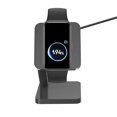 thumbnail image 4 of M Gray Adaptador de cargador magnético para estación de reloj inteligente con cable de carga rápida de 2 pines Band 8, 4 of 5