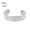 Silver_15mm, variant on 10 Pcs/Set Bracelet Blanks Stainless Steel Bracelet for Cuff Bangle Bracelet for Jewelry Maki