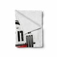 thumbnail image 2 of Fitness Soft Flannel Fleece Blanket, Let It Burn Gym Workout Strong Training Motivation Active Healthy Life Grunge, Cozy Plush for Indoor and Outdoor Use, 60" x 80", Red Black White, by Ambesonne, 2 of 6