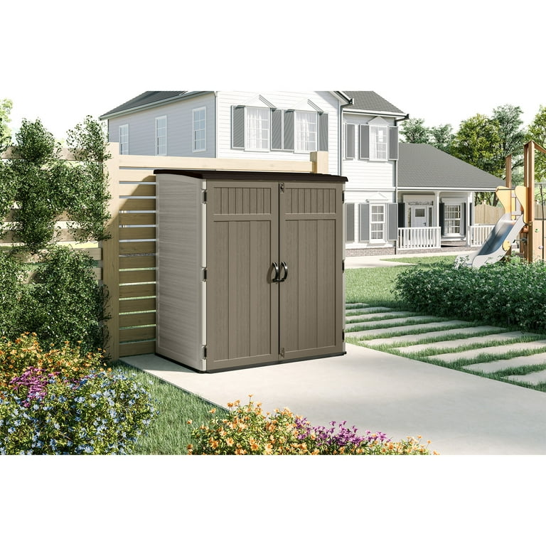 Suncast Extra-Large Vertical Storage Shed, All-Weather Outdoor