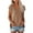 Khaki, variant on Erwazi Women's Cap Sleeve Shirts Casual Summer V Neck Tunic Tops Loose Tshirts