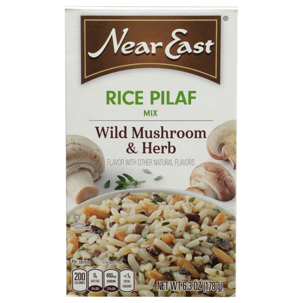 Near East Rice Mix Pilaf Wild Mushroom & Herb, 6.3 Oz