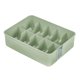 thumbnail image 5 of Caja de almacenamiento para calcetines, ropa interior, armario, contenedores de almacenamiento de lencería, divisores que ahorran espacio 10 rejillas verde, 5 of 9