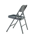 thumbnail image 3 of NPS 200 Series 29.5" Modern Metal Double Hinge Folding Chair in Blue (Set of 4), 3 of 5