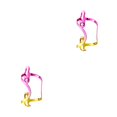thumbnail image 2 of Portabotellas para bicicletas Soidarity Aleación de aluminio Organizador Oro rosado 2Conjunto, 2 of 6