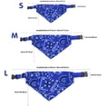thumbnail image 2 of Bufanda con baberos triangulares para perros, pañuelo ajustable para mascotas, collar de pañuelo para perros, ropa navideña para mascotas, pañuelo para perros, baberos para bufanda para perros (L) BRI  Rojo Verde, 2 of 3
