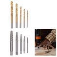 thumbnail image 1 of Screw Extractor, Durable Easy Carry Corrosion Resistance Spiral Flute  Extractor 10PCS Convenient Storage  for Removing Broken, 1 of 8