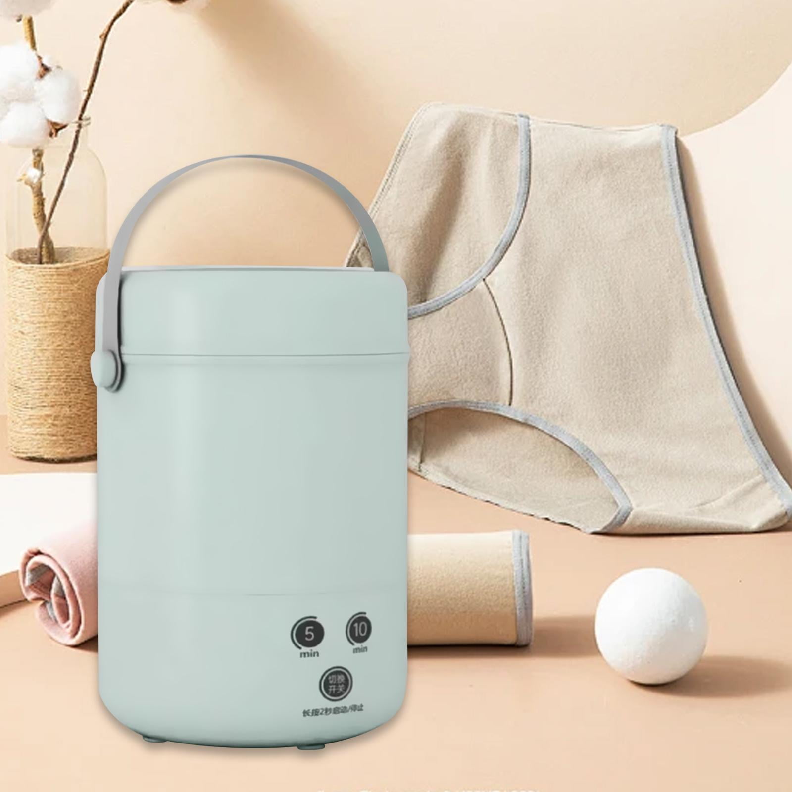TISHITA Mini Washing Machine ,Cleaning for Underwear, Clothes, Sock, Small Delicates ,Small Clothes Washing Washer for Dormitory green