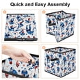 thumbnail image 4 of Lce Hockey Foldable Storage Cubes with Handle, 10.8"x10.5"x10.6", Large Capacity Storage Containers for Toy Box, 4 of 6
