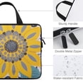 thumbnail image 3 of WERPE Flower Bees Petals Laptop Bag Diving Fabric Soft Carrying Travel Case Idea Tablet Cover Neoprene 12inch, 3 of 5