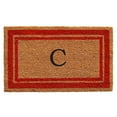thumbnail image 4 of Momentum Mats Red Border Monogram Doormat (1'6 x 2'6), 4 of 5
