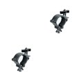 thumbnail image 3 of Justharion Durable Alloy Wrap Around Clamp for Club Exhibition Event Stylish Lighting Hook Mount Black T master 2Set, 3 of 6