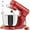 RED, variant on Trimeko 6-QT Tilt-Head Stand Mixer with Bowl, Dough Hook, Whisk & Beater, 3-in-1 Function,Red