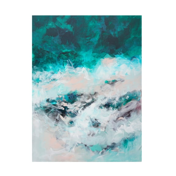 Trademark Fine Art Francoise Wattre The Sound of the Sea Canvas Wall Art