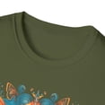 thumbnail image 3 of Woman Butterfly Unisex Soft T-Shirt Boho Hippie Chic Festival Inspired 1, 3 of 3