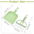 thumbnail image 2 of Mini Broom and Dustpan Set Portable Small Cleaning Broom and Dustpan Set for Home Hangable Whisk Broom Hand Dustpan and Brush Set for Table Desk Key Board Office Daily Cleaning Necessity, 2 of 7