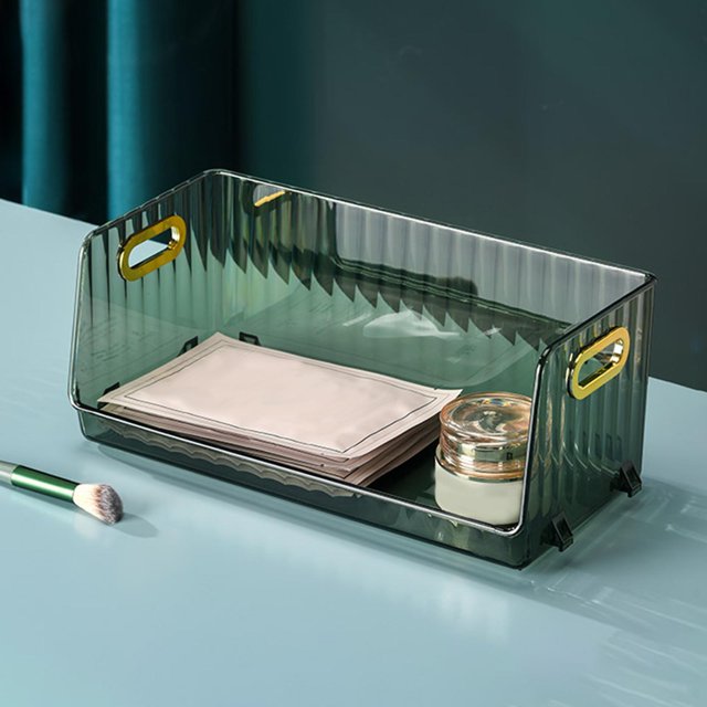 Caja Organizadora de Almacenamiento Macarena Antideslizante para Brochas de Maquillaje 31,5 cm x 13 cm x 14,5 cm