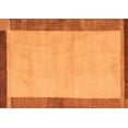 thumbnail image 1 of Ahgly Company Indoor Rectangle Abstract Orange Modern Area Rugs, 7' x 9', 1 of 4