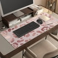 thumbnail image 5 of Rose Gold Leopard Texture Desk Mat, Desk Accessory, Cute Workspace, Trendy Workspace, Trendy, 35.4x15.7in Large Gaming Mouse Pad, Cute Desk Topper, Pretty Desk Pad, 5 of 6
