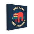 thumbnail image 3 of Stupell Industries Not Fast Furious Sleepy Orange Sloth Perched Branch Canvas Wall Art, 24 x 24, Design by Michael Buxton, 3 of 5