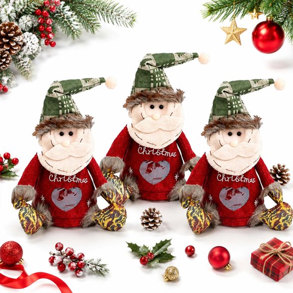 christmas gift bags zipper design, Christmas Doll Gift Bags, Linen Love for Holiday Gifting