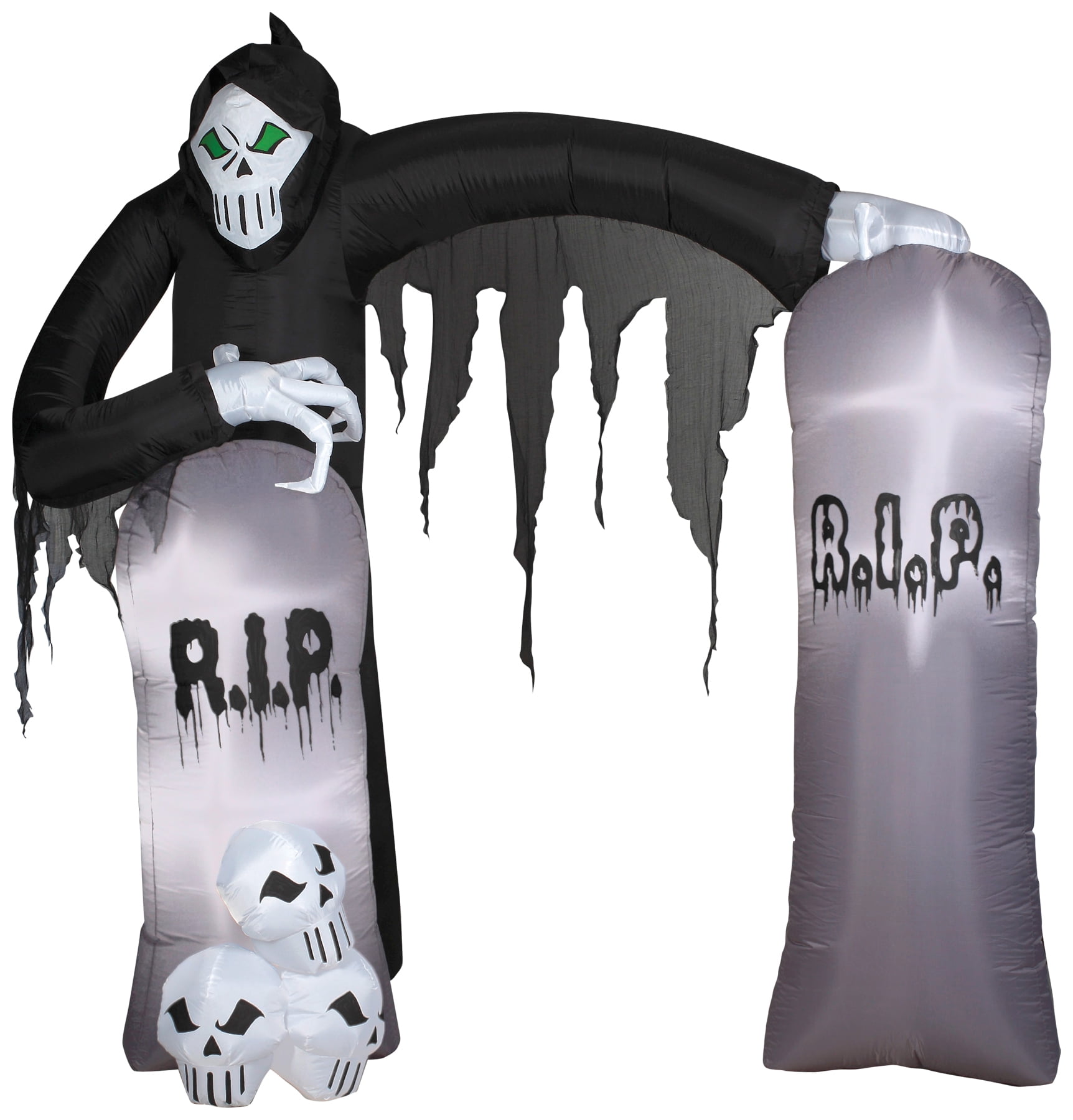 New Reaper Archway Inflatable Airblown Yard Decoration Halloween Prop Gemmy 