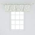 thumbnail image 2 of Ambesonne Grey Window Valance, Game Game Hobby Theme, 54" X 18", Grey, 2 of 3
