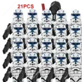 thumbnail image 1 of Hot Toys Star Clone 21 piezas 501st Wars Legion WM2204 Dark Troopers Bloques de construcción compatibles Brick Wars Figuras Mini juguetes, 1 of 5