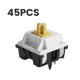 thumbnail image 2 of Interruptor Penguin de 5 y 50 Gf, Interruptor Silencioso Táctil para Teclados Mecánicos MX, Ideal para Escribir, Paquete de 45 Piezas, 2 of 5