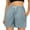 Gray, variant on TSADFHJI Wool Skirt Drawstring Color Waist Comfy Solid Elastic Shorts Pants Women Pocket Casual Pants Xl Red