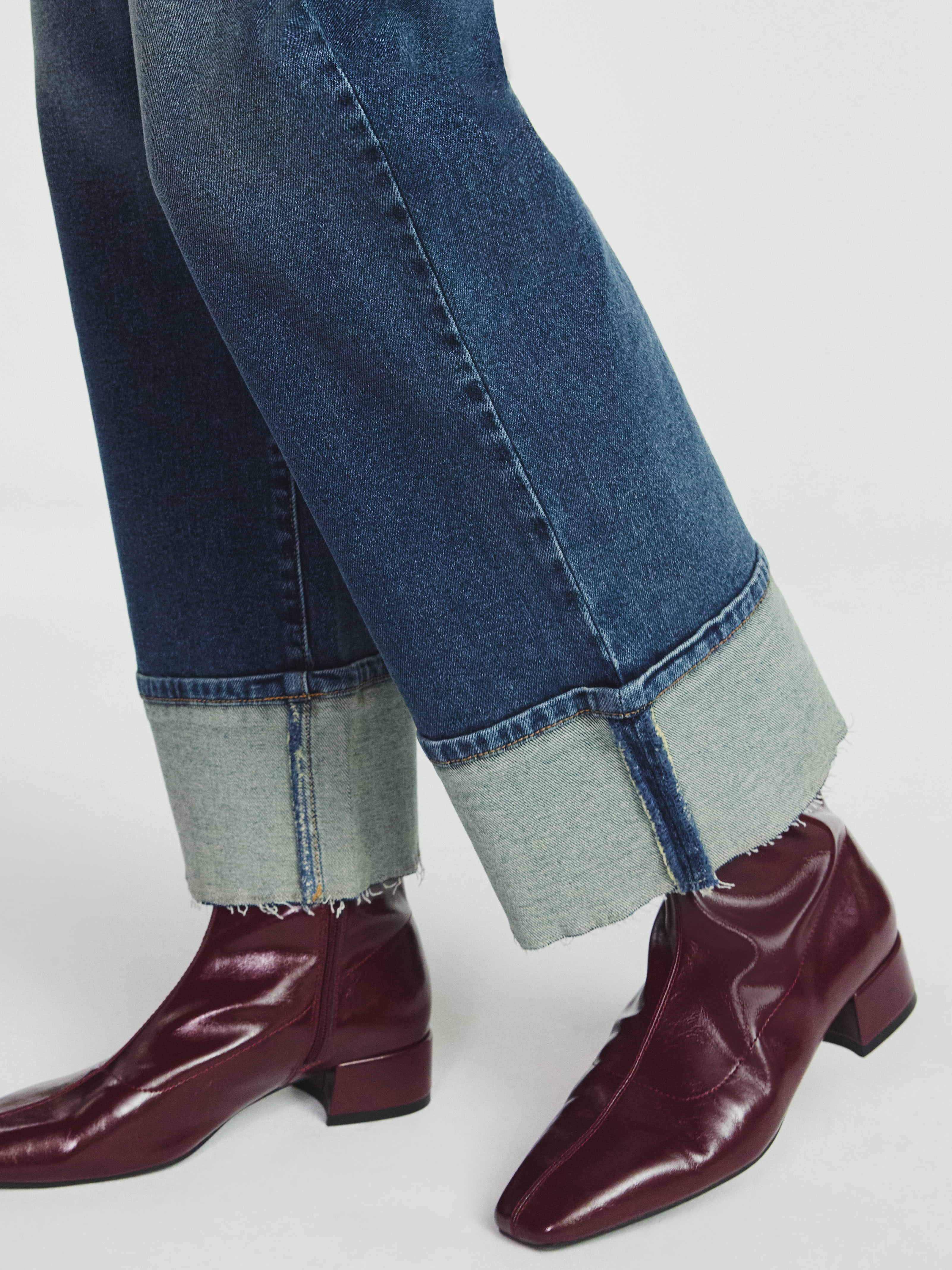Scoop Women's and Women's Plus Benton Cuffed Ankle Jeans, 25", 27", and 29" Inseams, Sizes 0-26W