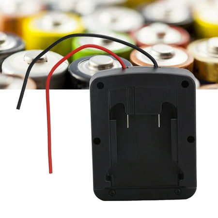

Ymiko Lithium Battery Adapter Power Connector Mount With Wires For M18 18V Black Battery Adapter For Battery Adapter