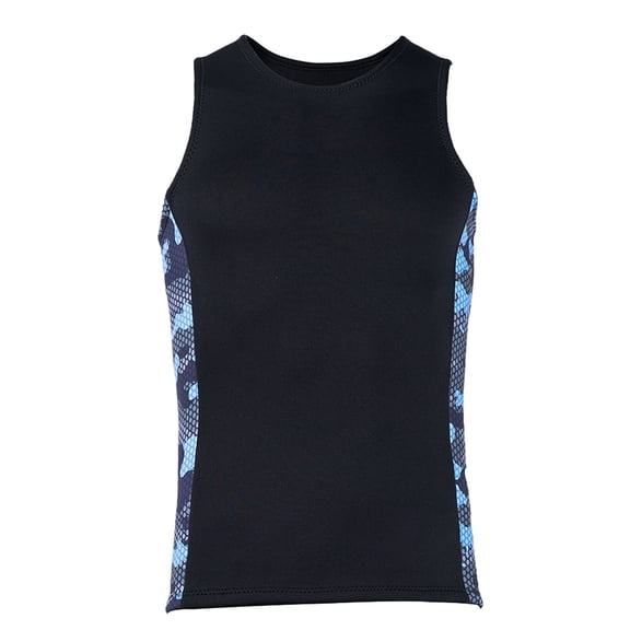 Sorven Swimming Vest Jacket for Mendoorslay Wetsuit Top Men Wetsuit Vest Jacket Diving 2mm Neoprene Sleeveless Wet Suit Swimming Canoeing Surfing