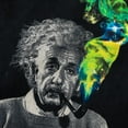 thumbnail image 3 of Albert Einstein Smoke Galaxy Lightweight Fleece Throw Blanket | 45 x 60 Inches, 3 of 8