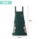 thumbnail image 2 of Delantal de 2 piezas, impermeable, para limpiarse las manos, cintura, cocina, cocina, restaurante, mono con cuello colgante, 2 of 5