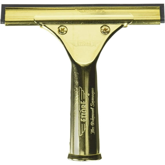 Ettore Solid Brass Squeegee, 6-Inch