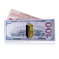 thumbnail image 2 of Amdohai Dollars Euro Pounds Canvas Wallet Bill Design Men's Billfold Wallets Fashion Card Holder, 2 of 8