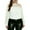 White, variant on Womans Plus Size Mesh Sheer Tops Sparkle Party Shirts for Cocktail Trendy Long Sleeve Blouses Crew Neck Clothes Navy XXXL