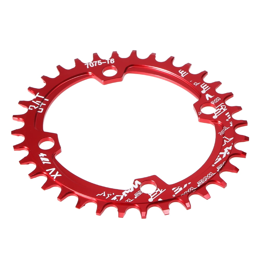 104mm Bike Narrow Wide Single Speed Oval Circle Chainring Chain Ring 32T 34T 38T