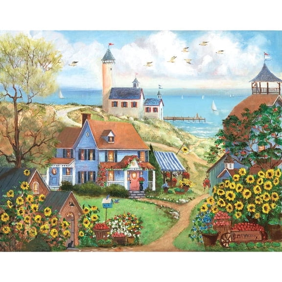 Bits & Pieces 500-Pc Beach Market Jigsaw Puzzle by Mary Ann Vessey, 18×24 in Ask ChatGPT