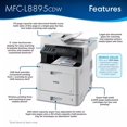 thumbnail image 3 of Open Box Brother Printer Business Color Laser All-in-One Duplex Print MFC-L8895CDW, 3 of 4