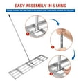 thumbnail image 3 of Yiwa Lawn Leveling Rake, 180° Rotating Head, Stainless Steel Long Handle, 3 of 8