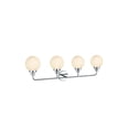 thumbnail image 2 of Living District Hanson 37 inch Wall Sconce in Chrome, 2 of 8