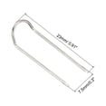 thumbnail image 2 of Uxcell Fork Pins, Stainless Steel Sewing U-Pins 0.9" Double Blocking Pin, Silver,200Pack, 2 of 6