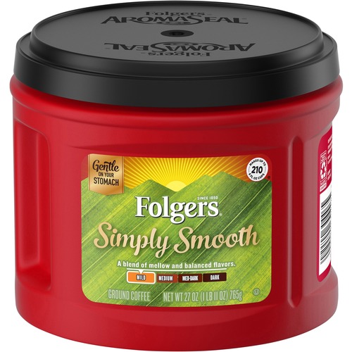 Folgers reg; Ground Simply Smooth Medium Ground Coffee Mild 27 oz