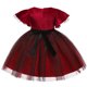 thumbnail image 4 of Vestido Para Niñas, Ropa Para Niñas Pequeñas, Hilo De Red De Perlas, Temperamento, Lentejuelas, Lazo, Vestido De Fiesta De Cumpleaños, Vestidos Largos Rojos Odeerbi LM103-8305, 4 of 9