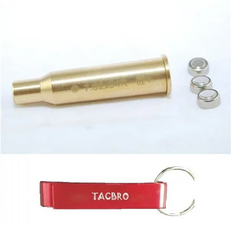 TACBRO Laser Bore Sighter 762x54R with One Free TACBRO Aluminum Opener(Randomly Selected (Best Laser Bore Sighter For The Money)